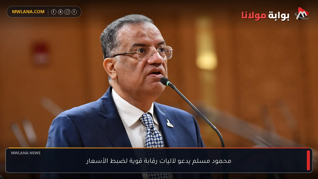 محمود مسلم يدعو لآليات رقابة قوية لضبط الأسعار