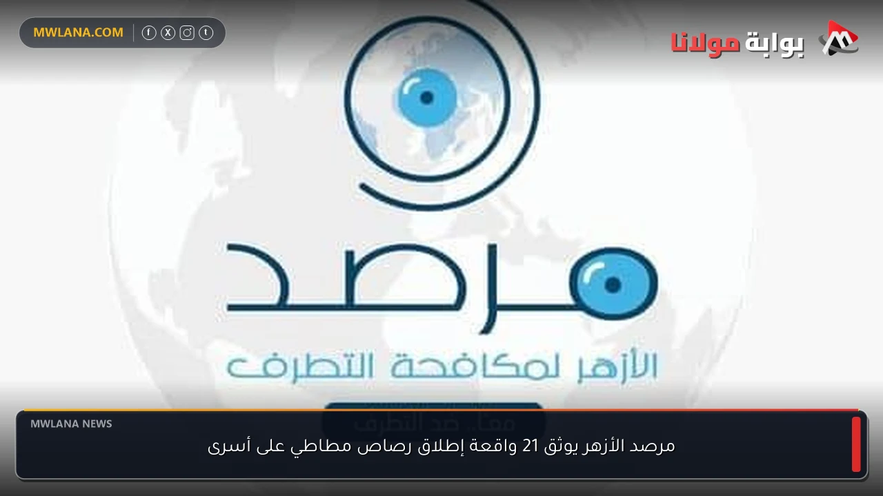 مرصد الأزهر يوثق 21 واقعة إطلاق رصاص مطاطي على أسرى