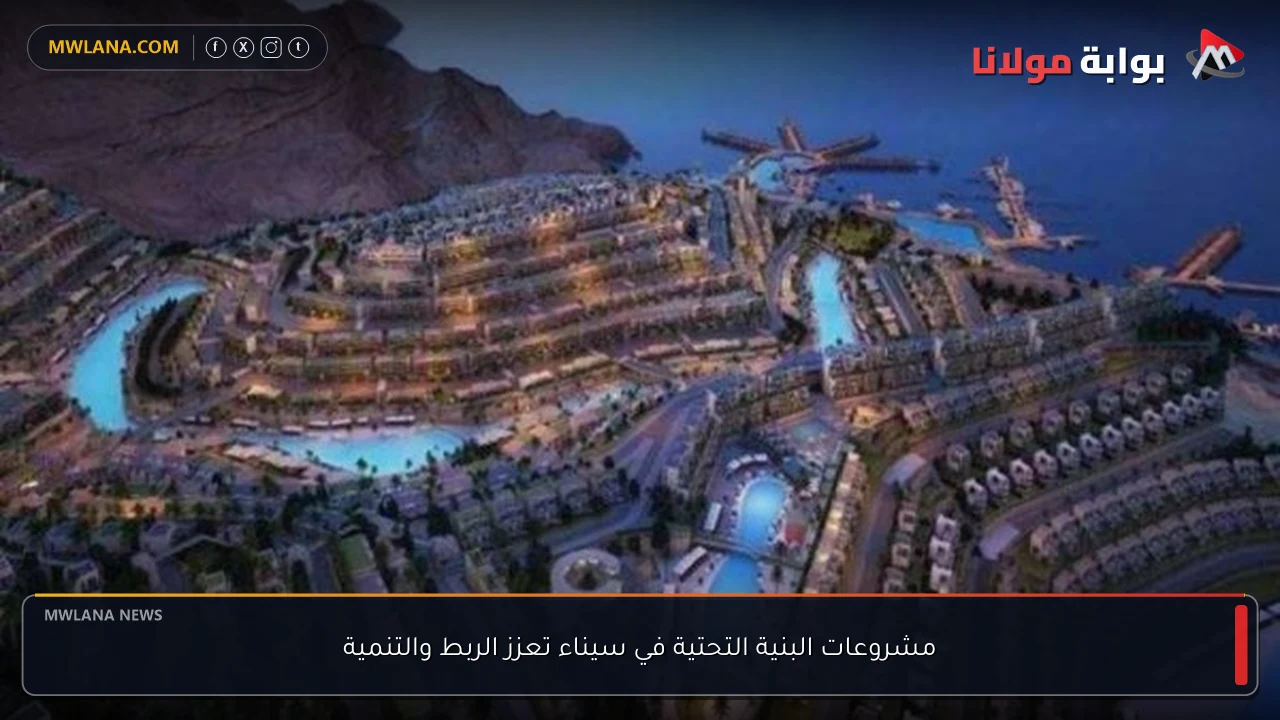 مشروعات البنية التحتية في سيناء تعزز الربط والتنمية