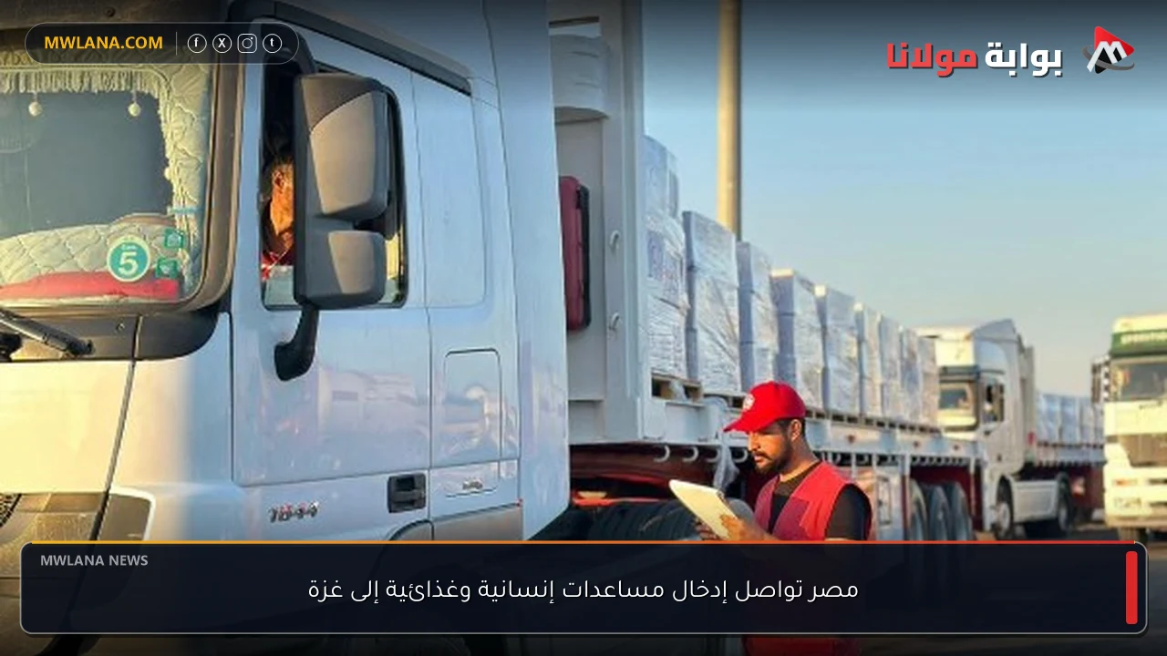 مصر تواصل إدخال مساعدات إنسانية وغذائية إلى غزة