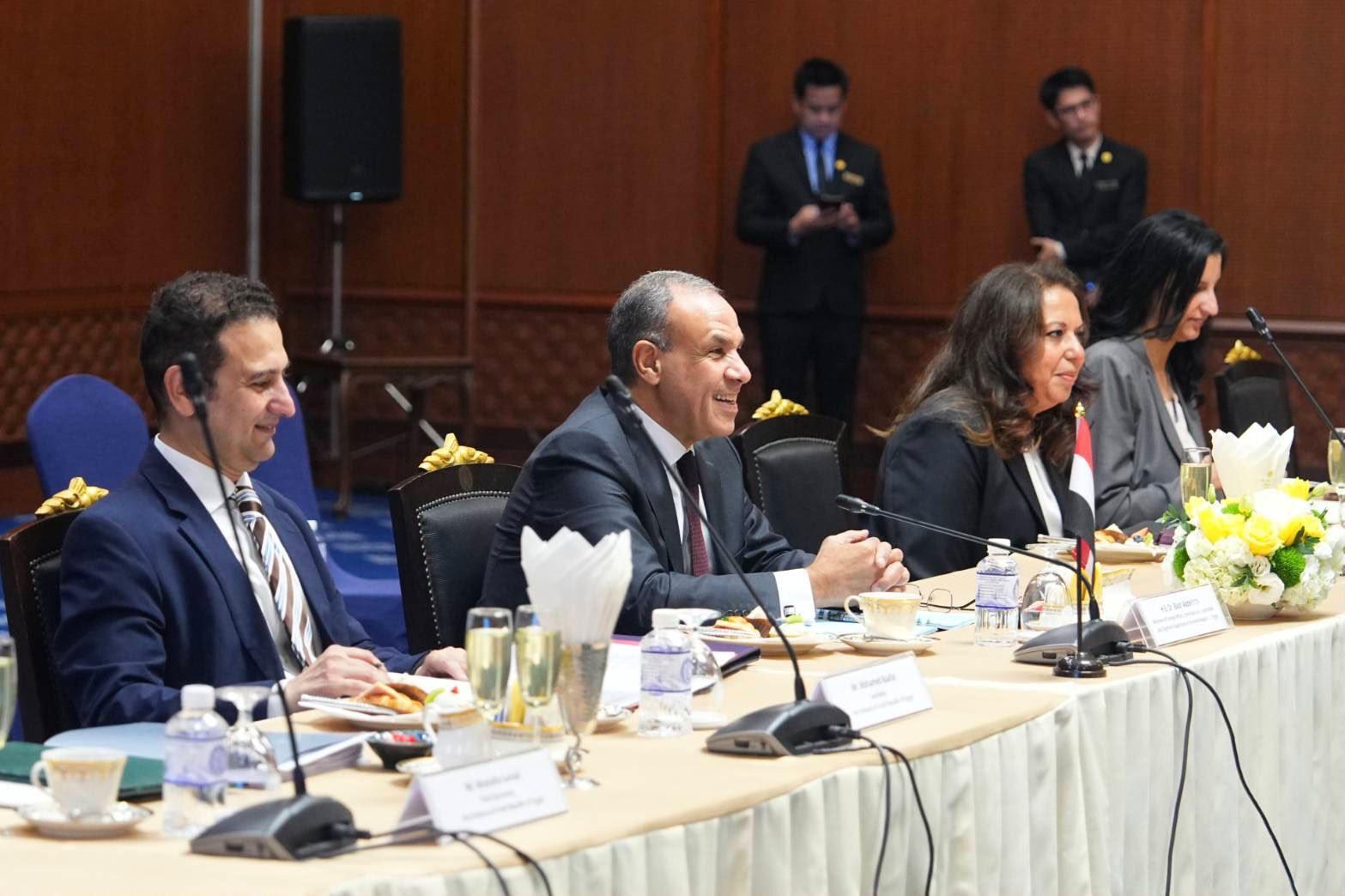 أعمال الدورة الثالثة للجنة الوزارية المشتركة بين مصر وتايلاند في بانجكوك