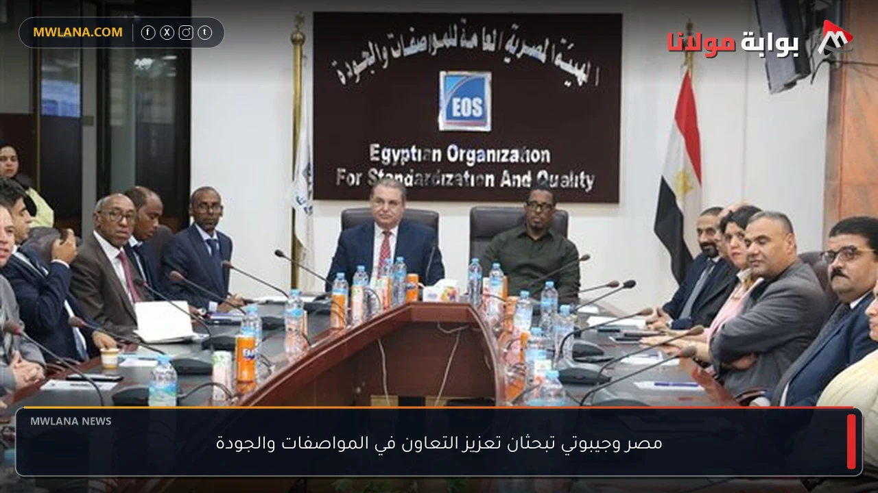 مصر وجيبوتي تبحثان تعزيز التعاون في المواصفات والجودة