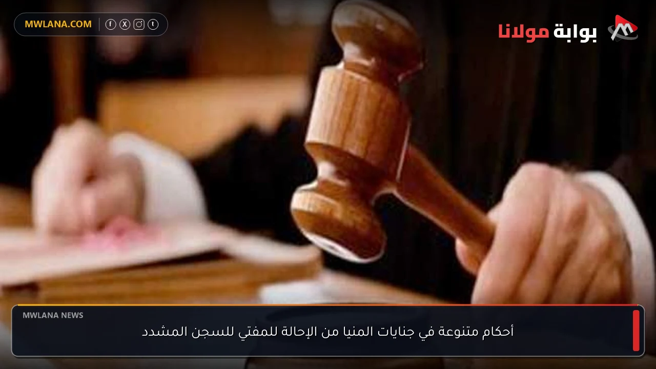 أحكام متنوعة في جنايات المنيا من الإحالة للمفتي للسجن المشدد