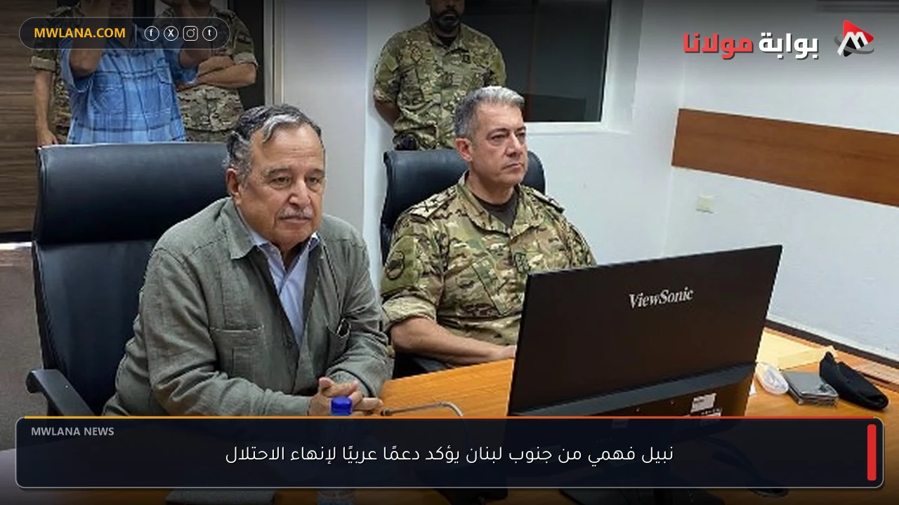 نبيل فهمي من جنوب لبنان يؤكد دعمًا عربيًا لإنهاء الاحتلال