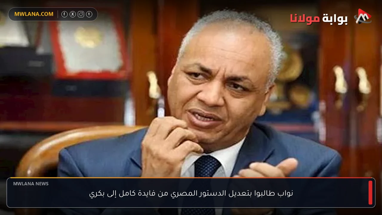 نواب طالبوا بتعديل الدستور المصري من فايدة كامل إلى بكري
