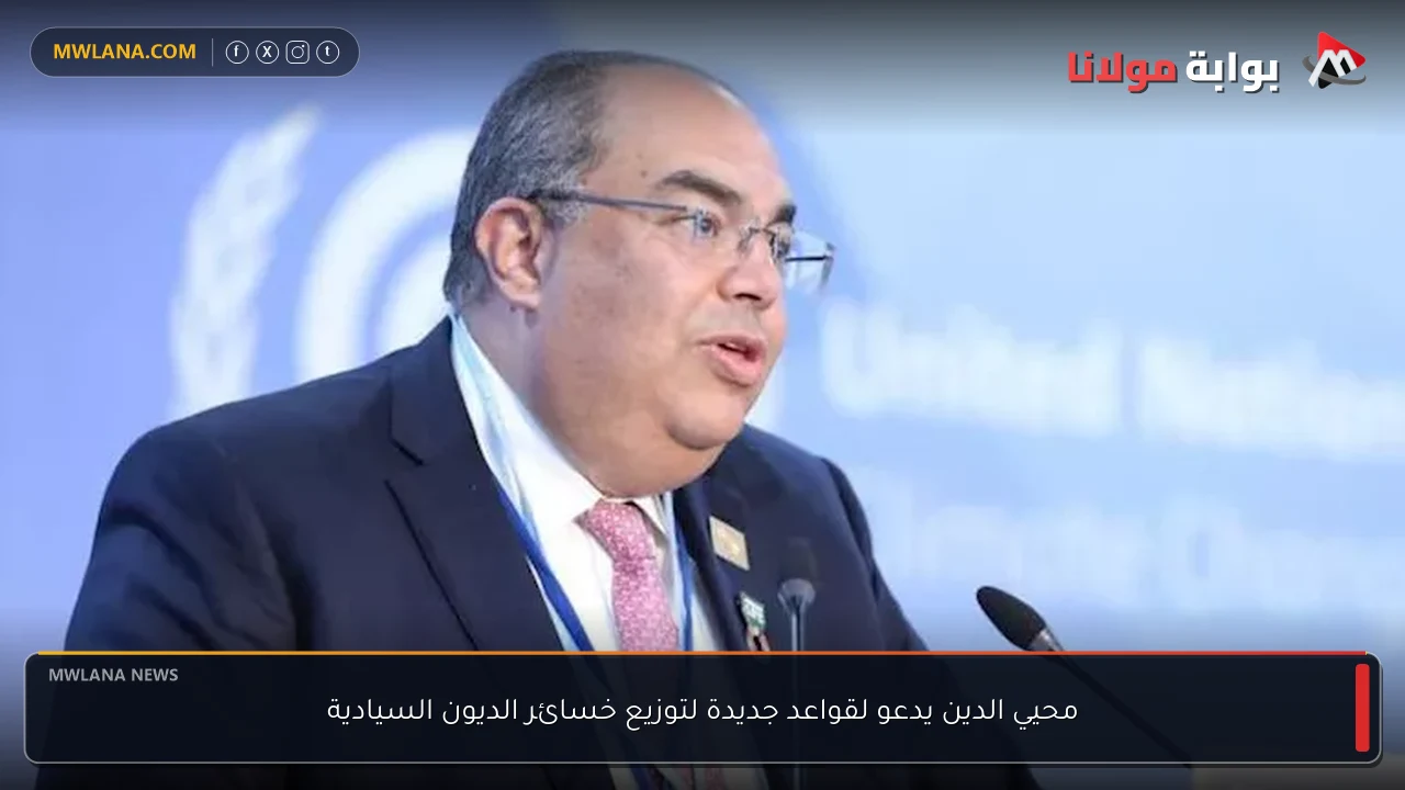 محيي الدين يدعو لقواعد جديدة لتوزيع خسائر الديون السيادية