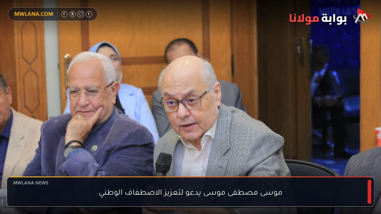 موسى مصطفى موسى يدعو لتعزيز الاصطفاف الوطني