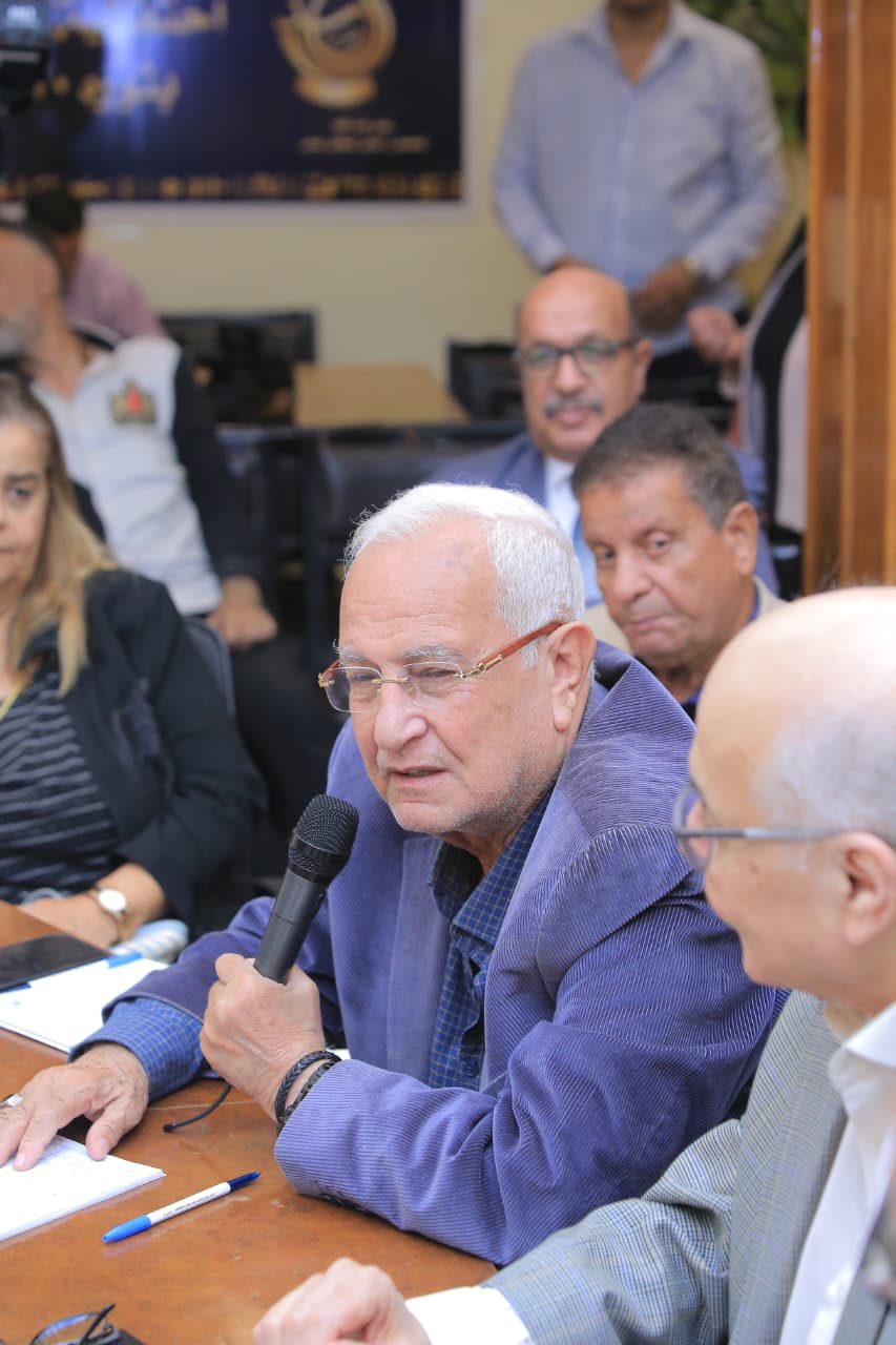  الاجتماع الأسبوعي لحزب الغد برئاسة المهندس موسى مصطفى موسى