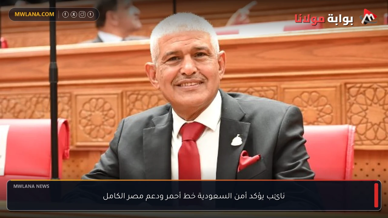 نائب يؤكد أمن السعودية خط أحمر ودعم مصر الكامل