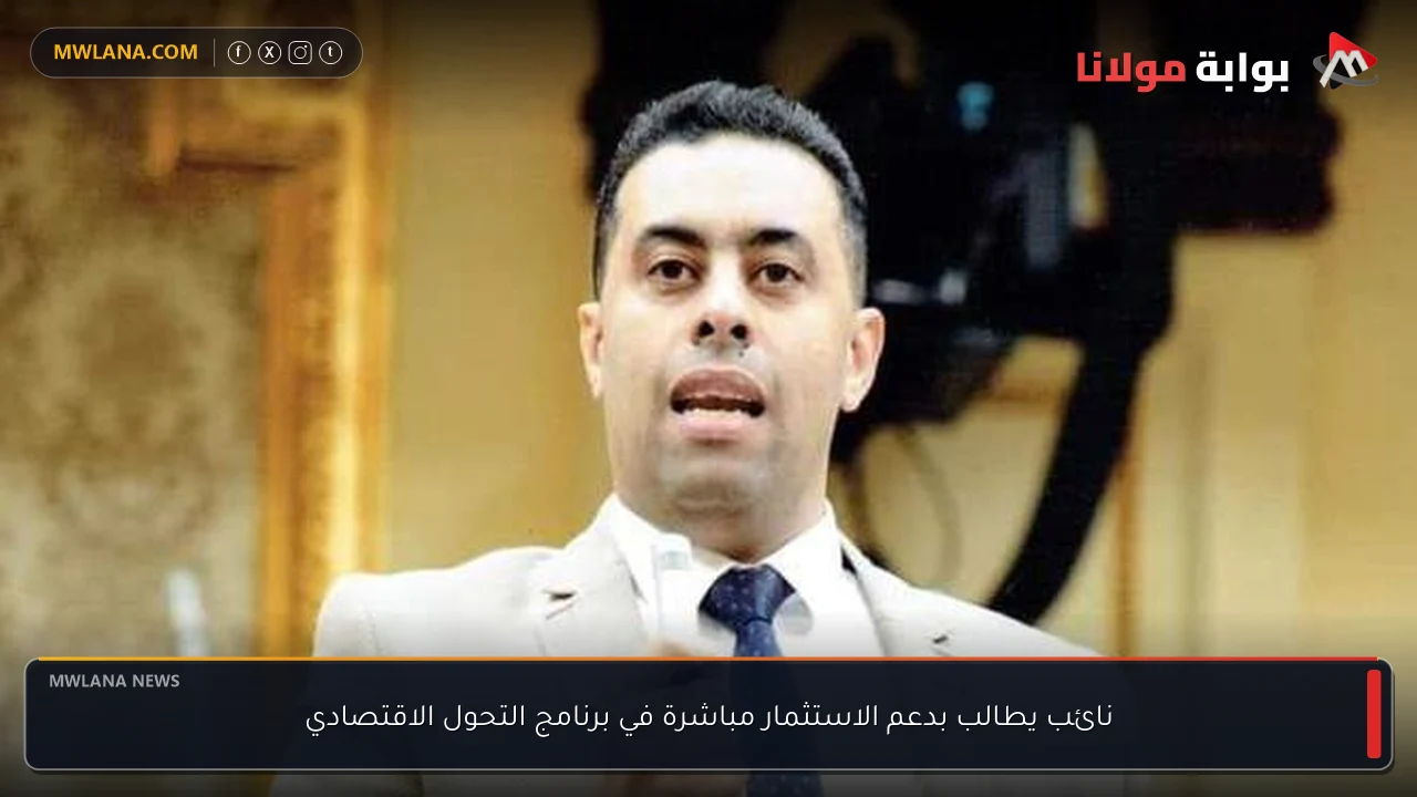 نائب يطالب بدعم الاستثمار مباشرة في برنامج التحول الاقتصادي