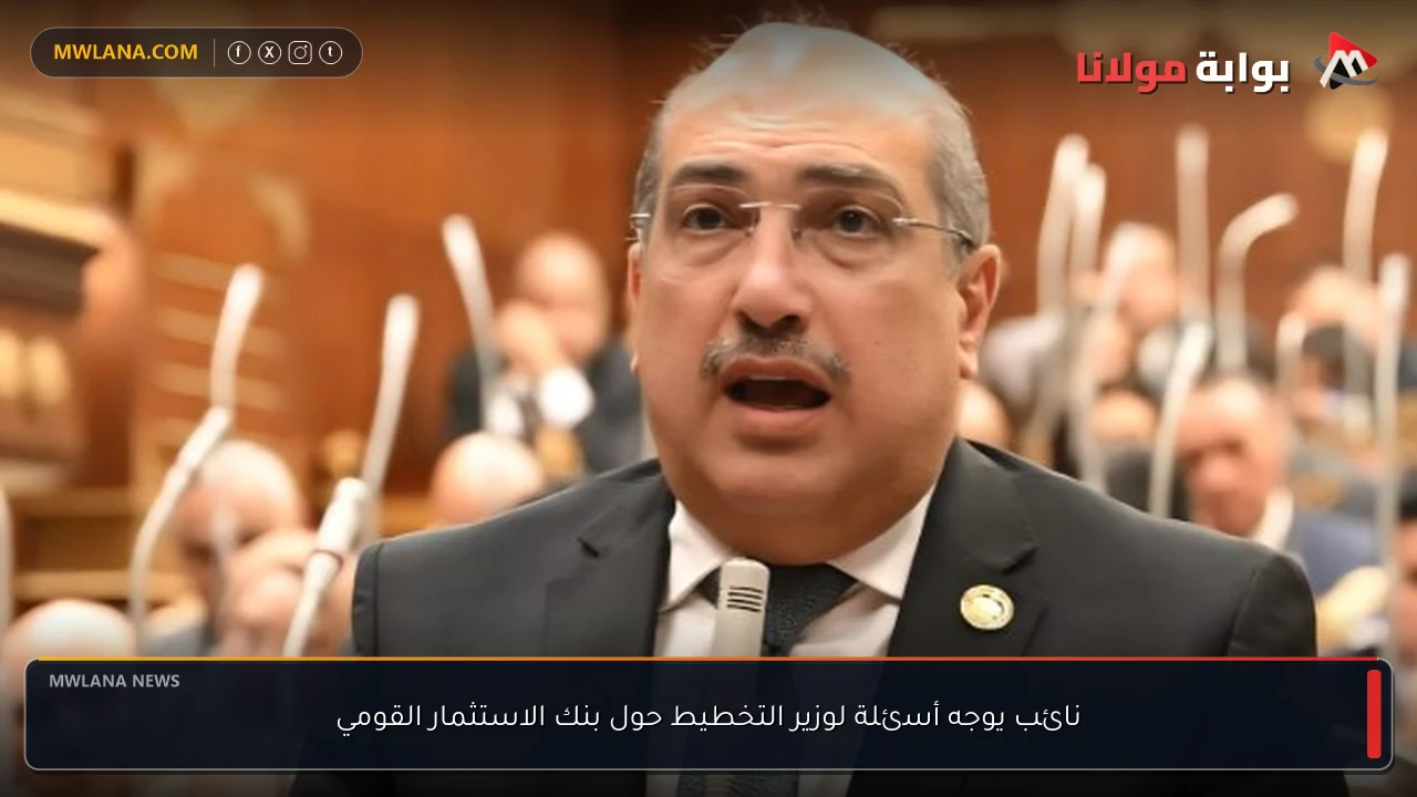 نائب يوجه أسئلة لوزير التخطيط حول بنك الاستثمار القومي