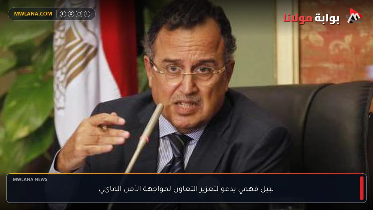 نبيل فهمي يدعو لتعزيز التعاون لمواجهة الأمن المائي