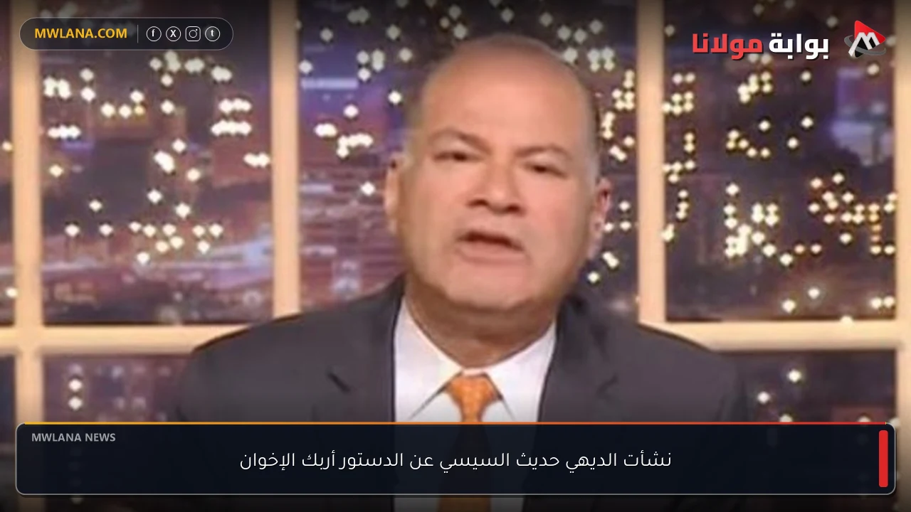 نشأت الديهي حديث السيسي عن الدستور أربك الإخوان