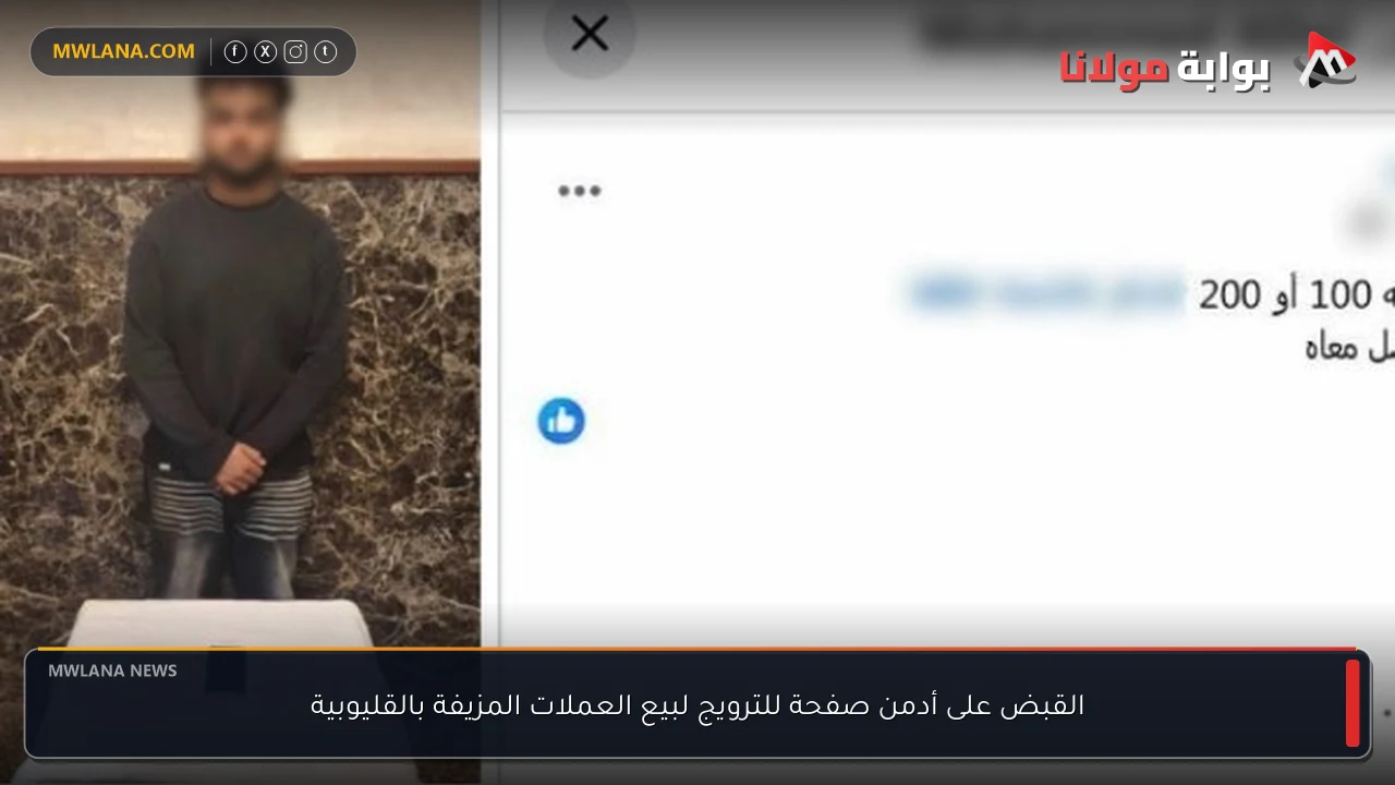 القبض على أدمن صفحة للترويج لبيع العملات المزيفة بالقليوبية
