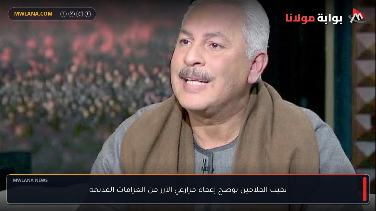 نقيب الفلاحين يوضح إعفاء مزارعي الأرز من الغرامات القديمة