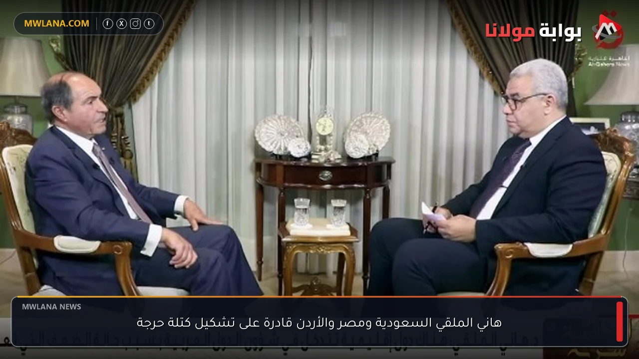 هاني الملقي السعودية ومصر والأردن قادرة على تشكيل كتلة حرجة