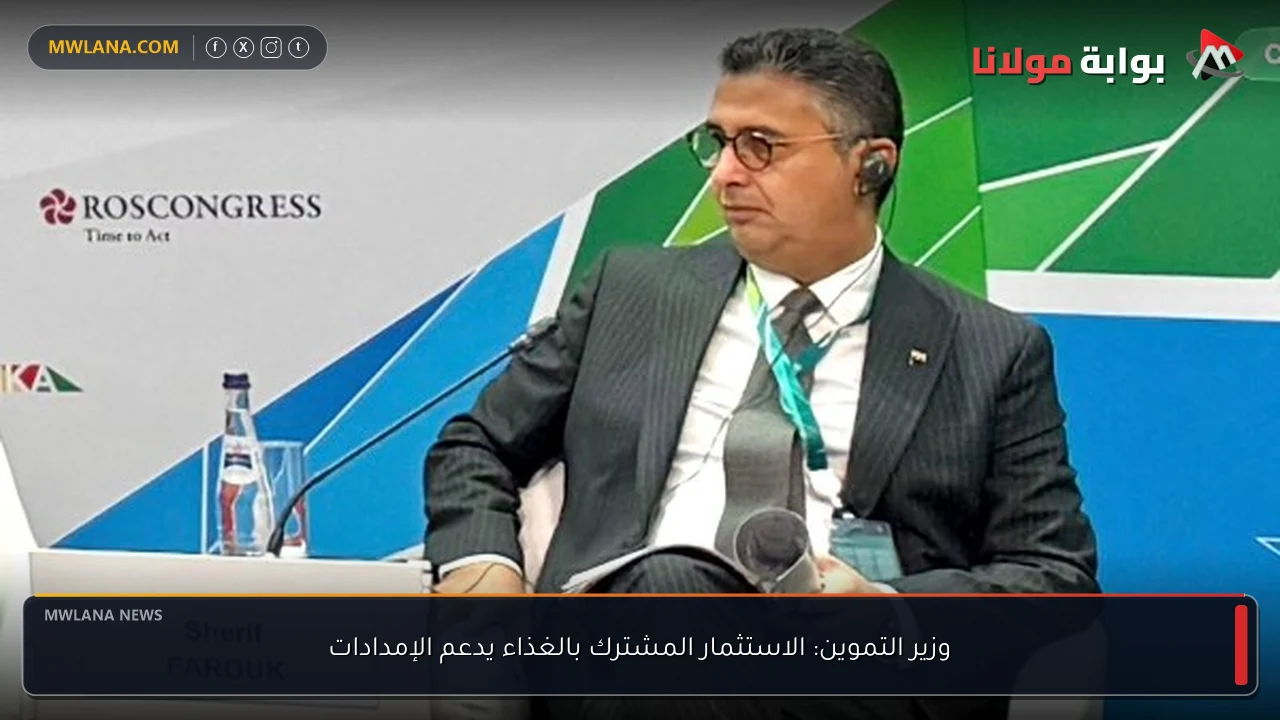 وزير التموين: الاستثمار المشترك بالغذاء يدعم الإمدادات
