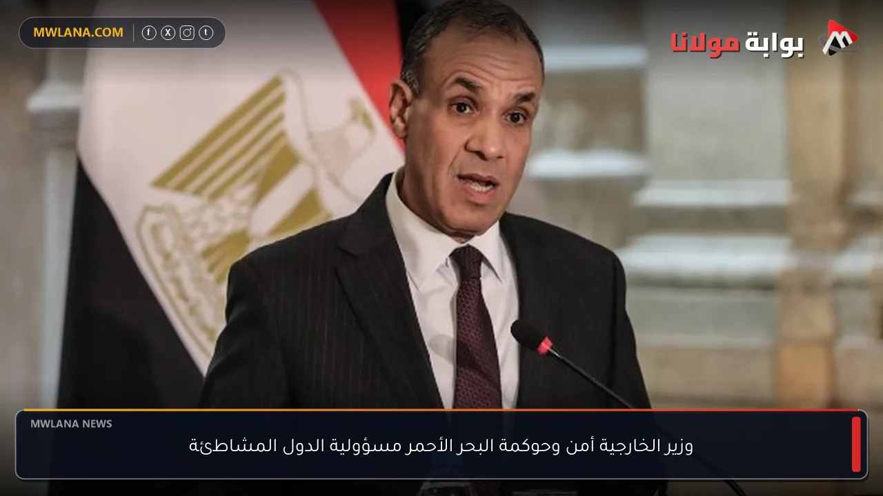 وزير الخارجية أمن وحوكمة البحر الأحمر مسؤولية الدول المشاطئة