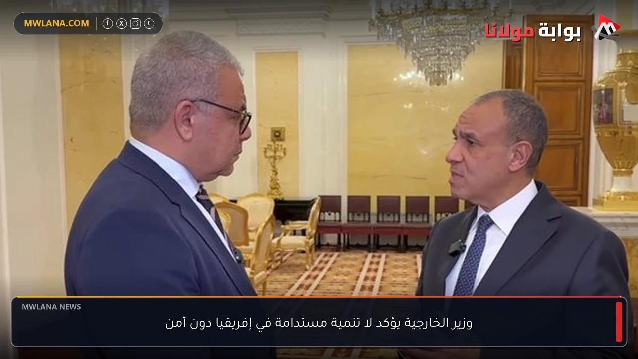 وزير الخارجية يؤكد لا تنمية مستدامة في إفريقيا دون أمن