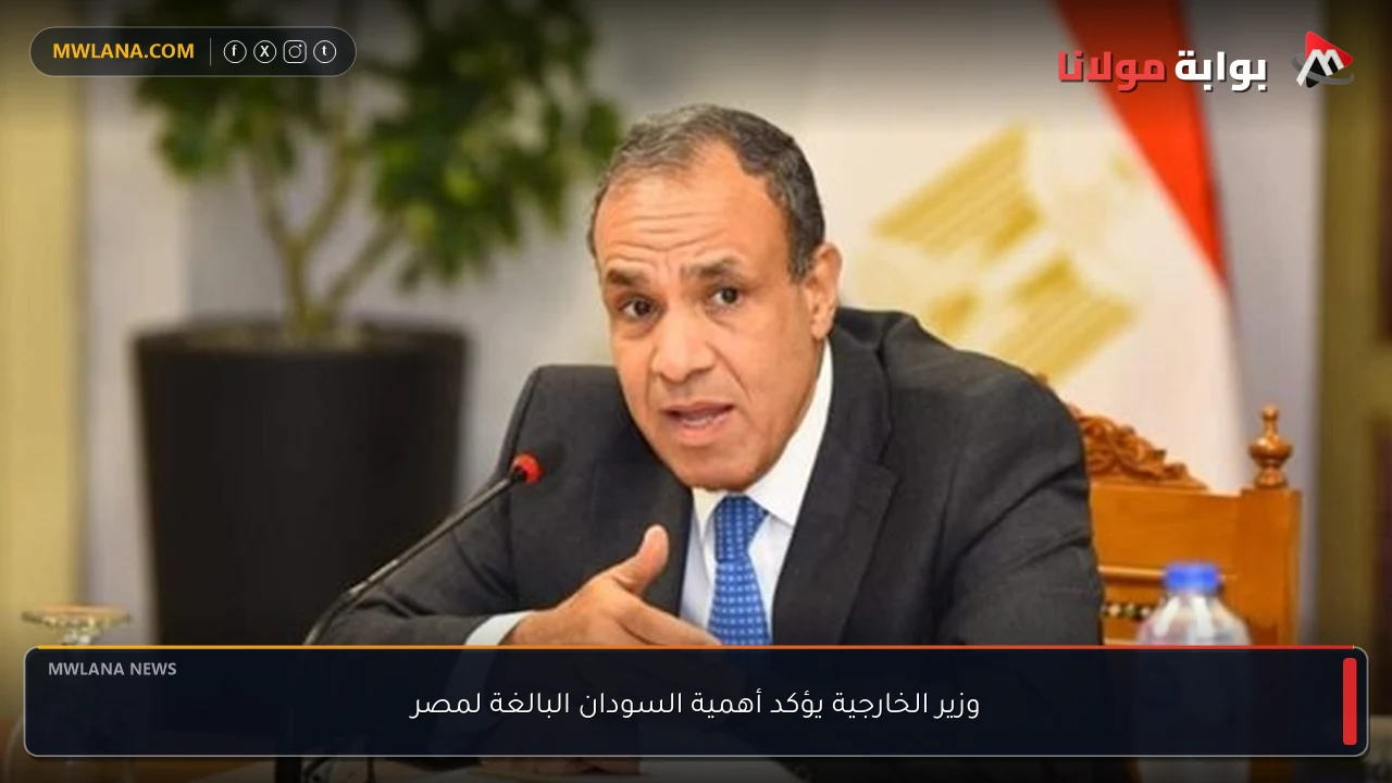وزير الخارجية يؤكد أهمية السودان البالغة لمصر