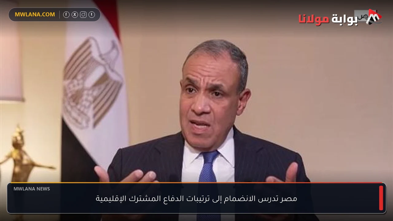 مصر تدرس الانضمام إلى ترتيبات الدفاع المشترك الإقليمية