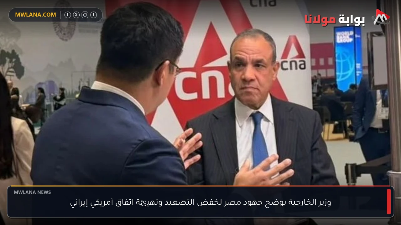 وزير الخارجية يوضح جهود مصر لخفض التصعيد وتهيئة اتفاق أمريكي إيراني