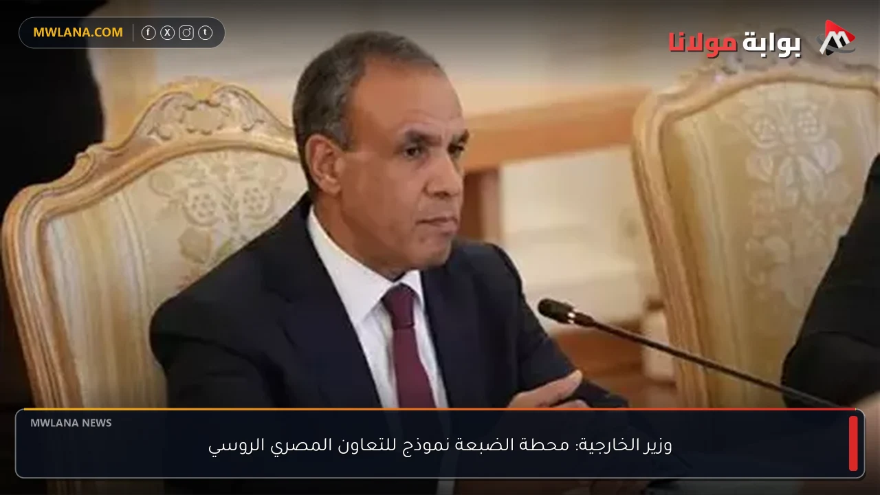 وزير الخارجية: محطة الضبعة نموذج للتعاون المصري الروسي