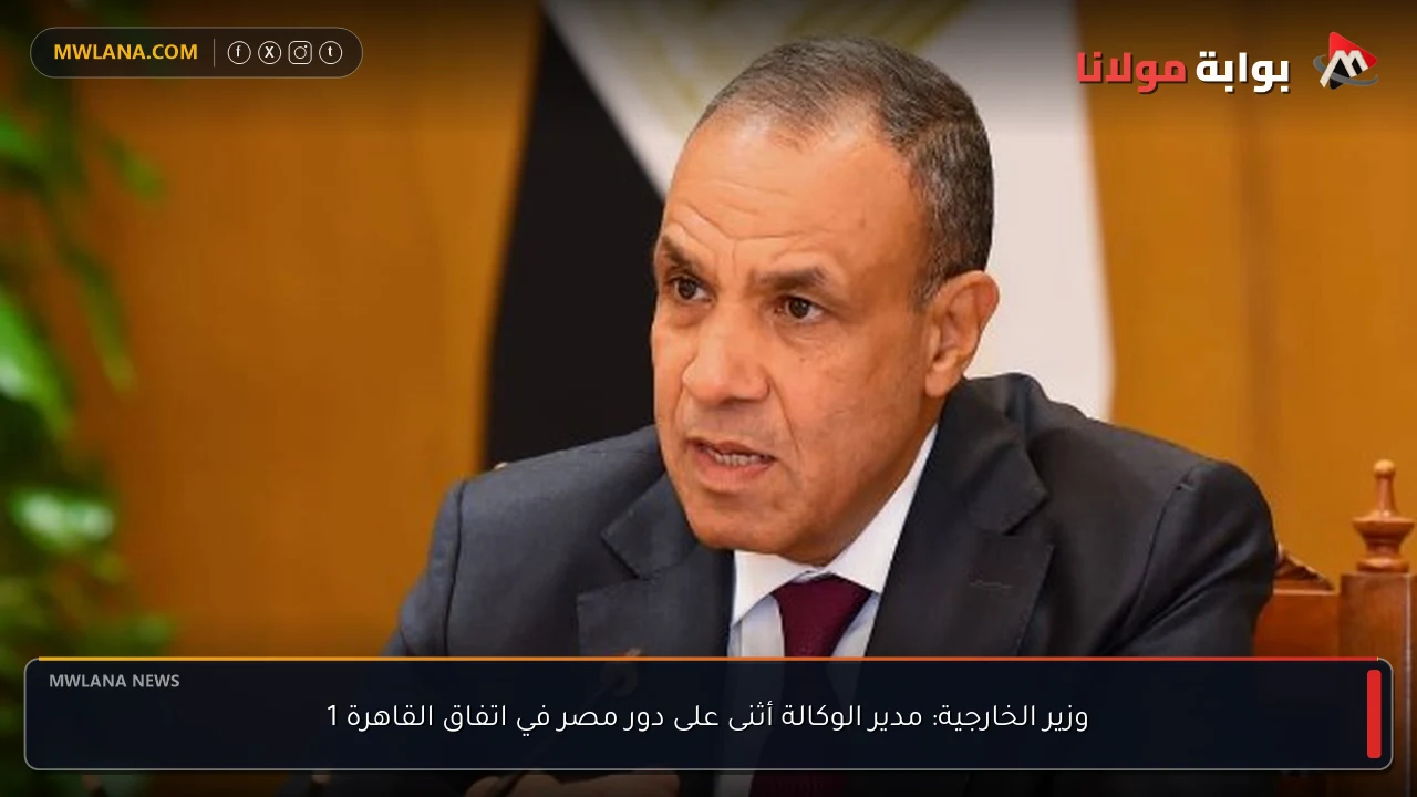 وزير الخارجية: مدير الوكالة أثنى على دور مصر في اتفاق القاهرة 1