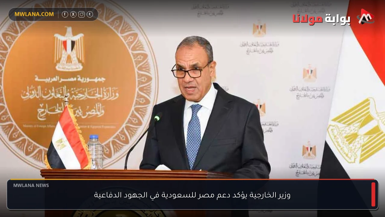 وزير الخارجية يؤكد دعم مصر للسعودية في الجهود الدفاعية