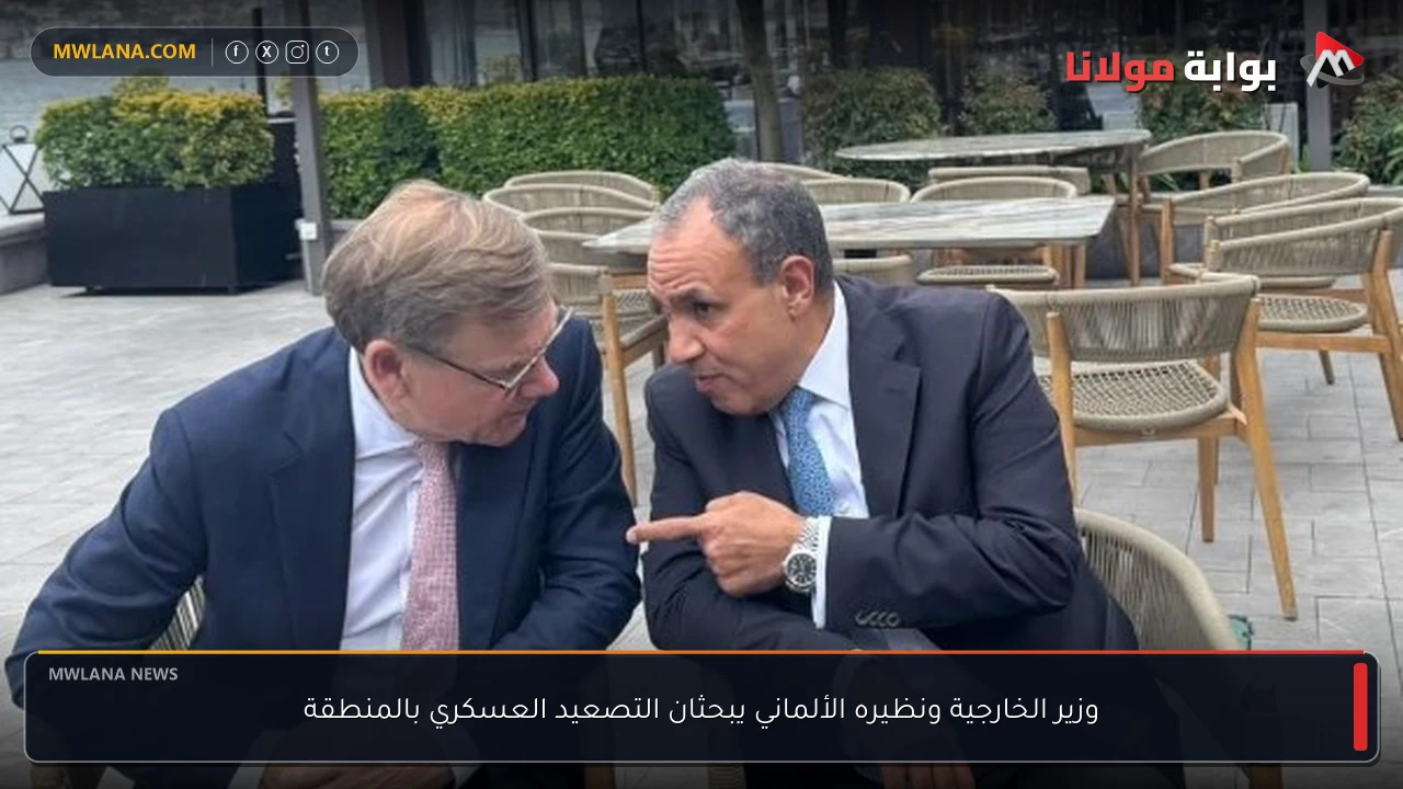 وزير الخارجية ونظيره الألماني يبحثان التصعيد العسكري بالمنطقة