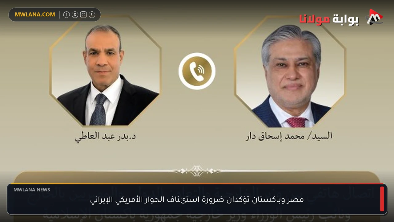 مصر وباكستان تؤكدان ضرورة استئناف الحوار الأمريكي الإيراني