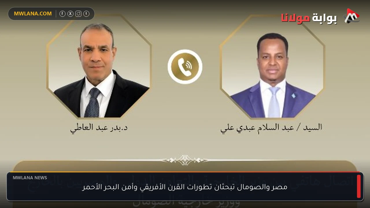 مصر والصومال تبحثان تطورات القرن الأفريقي وأمن البحر الأحمر