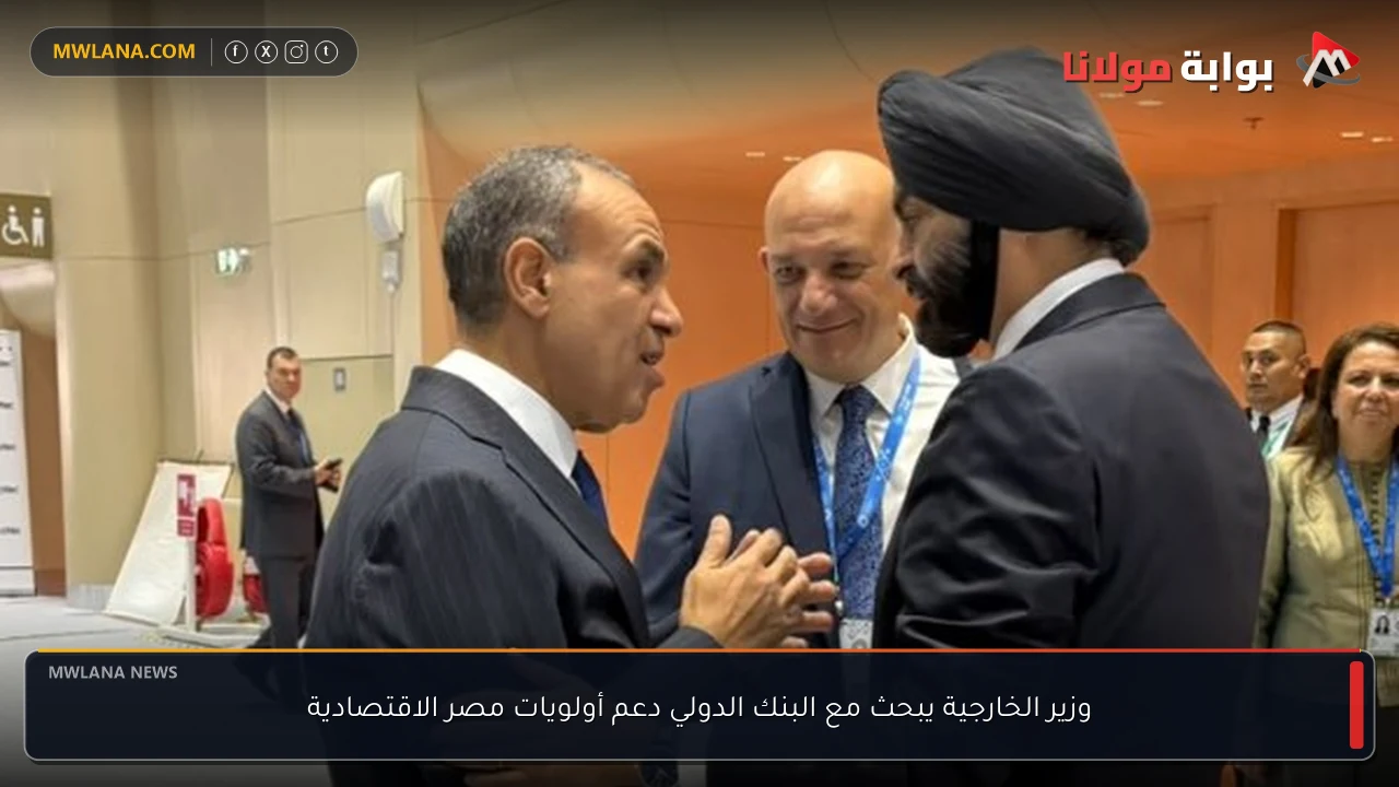 وزير الخارجية يبحث مع البنك الدولي دعم أولويات مصر الاقتصادية