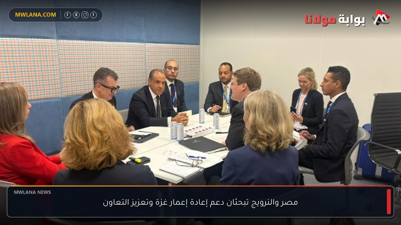 مصر والنرويج تبحثان دعم إعادة إعمار غزة وتعزيز التعاون