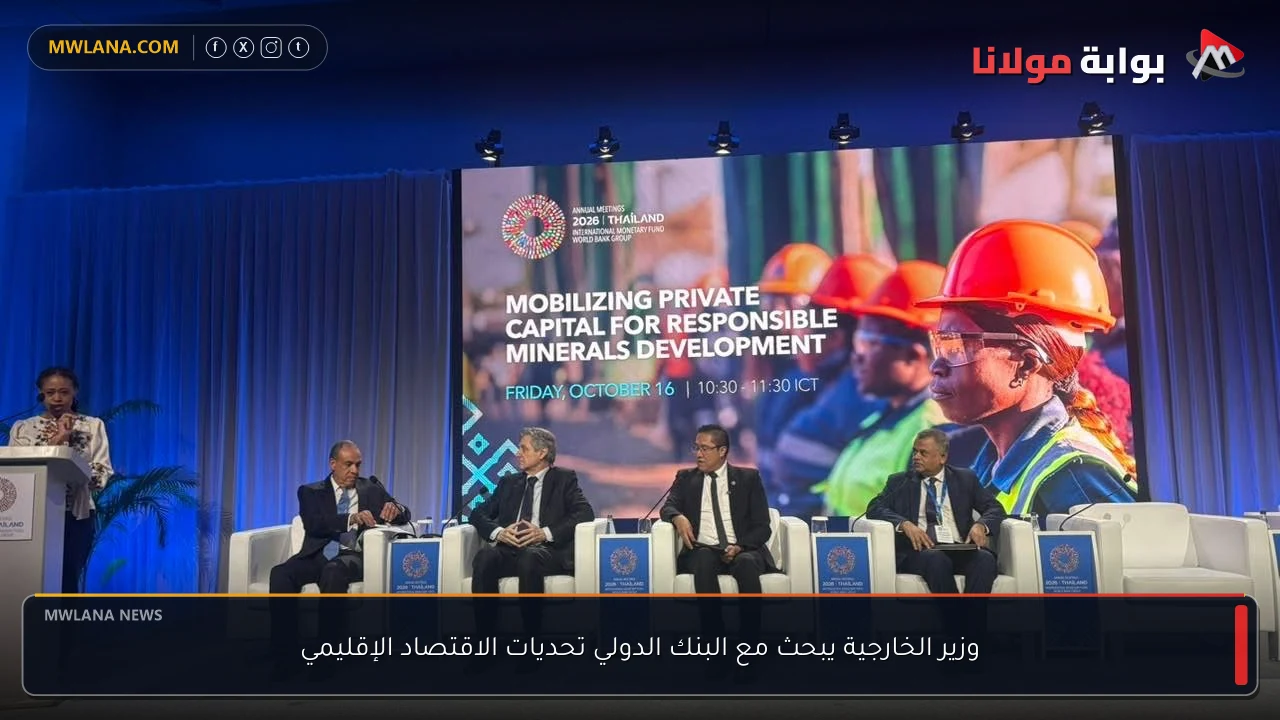 وزير الخارجية يبحث مع البنك الدولي تحديات الاقتصاد الإقليمي