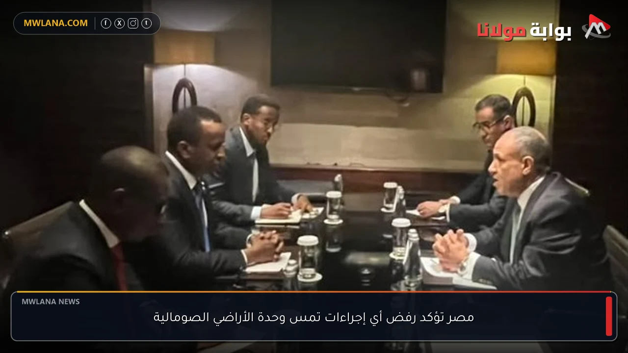مصر تؤكد رفض أي إجراءات تمس وحدة الأراضي الصومالية