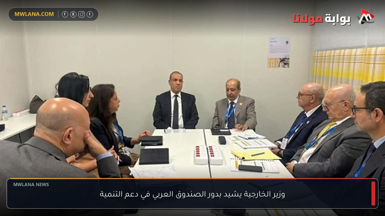 وزير الخارجية يشيد بدور الصندوق العربي في دعم التنمية