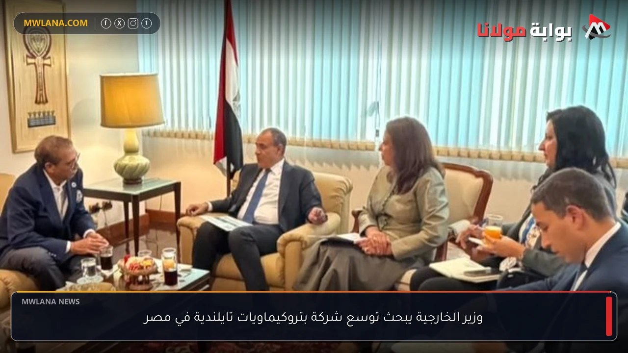 وزير الخارجية يبحث توسع شركة بتروكيماويات تايلندية في مصر