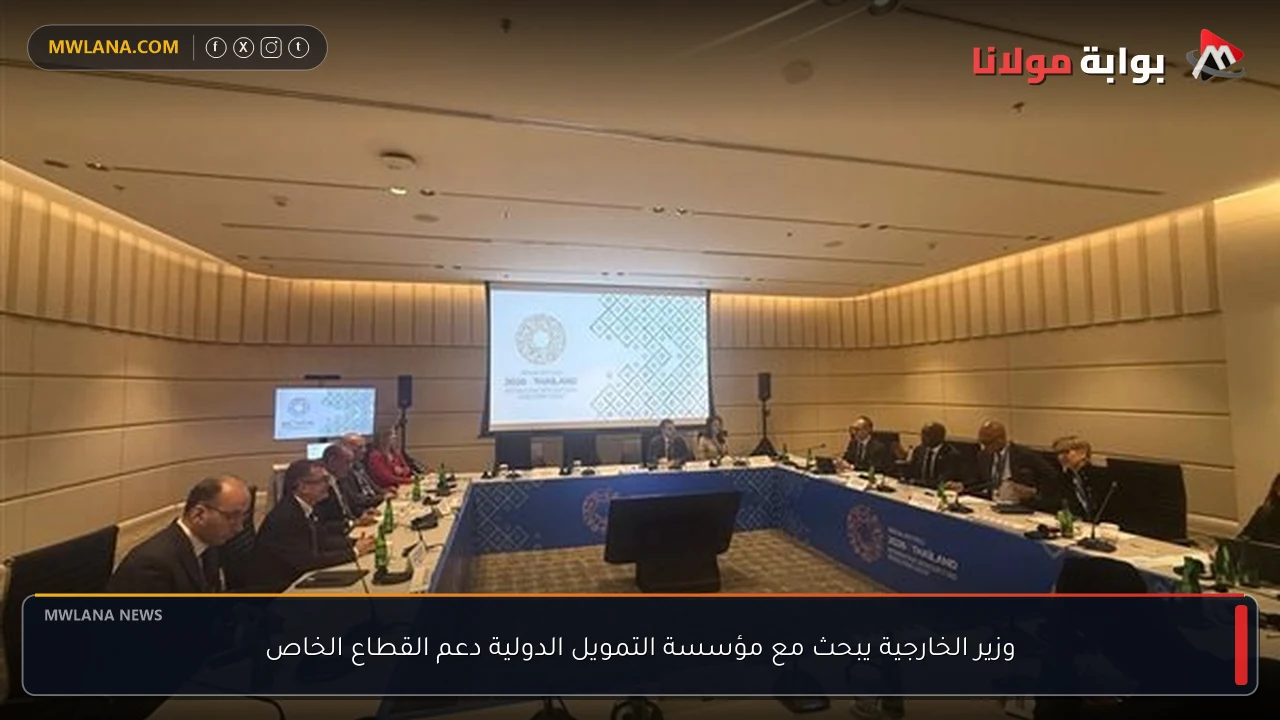 وزير الخارجية يبحث مع مؤسسة التمويل الدولية دعم القطاع الخاص