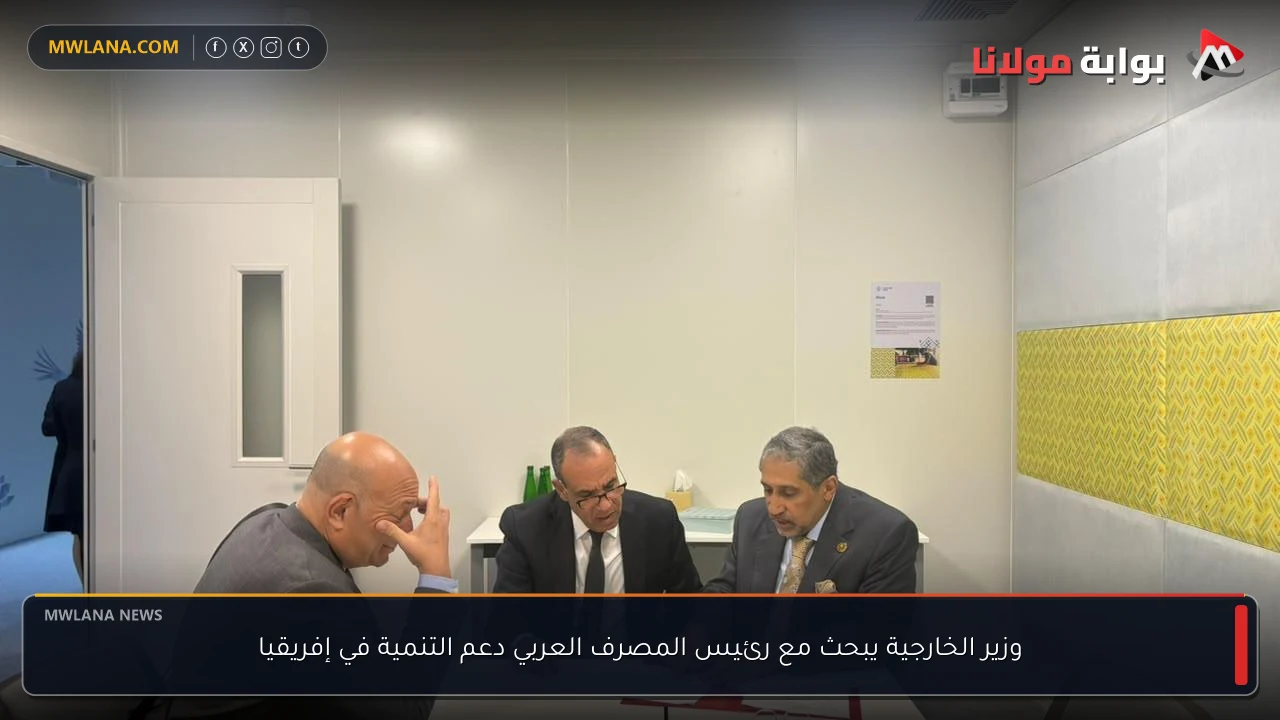 وزير الخارجية يبحث مع رئيس المصرف العربي دعم التنمية في إفريقيا