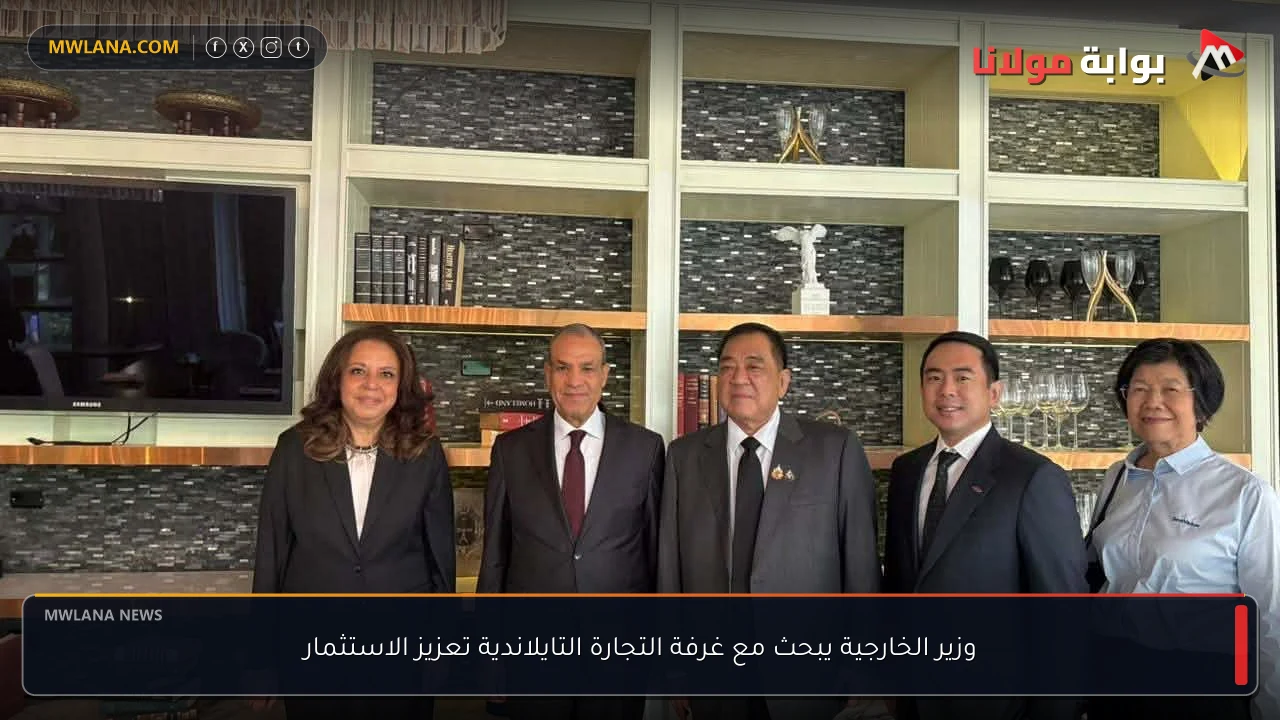 وزير الخارجية يبحث مع غرفة التجارة التايلاندية تعزيز الاستثمار