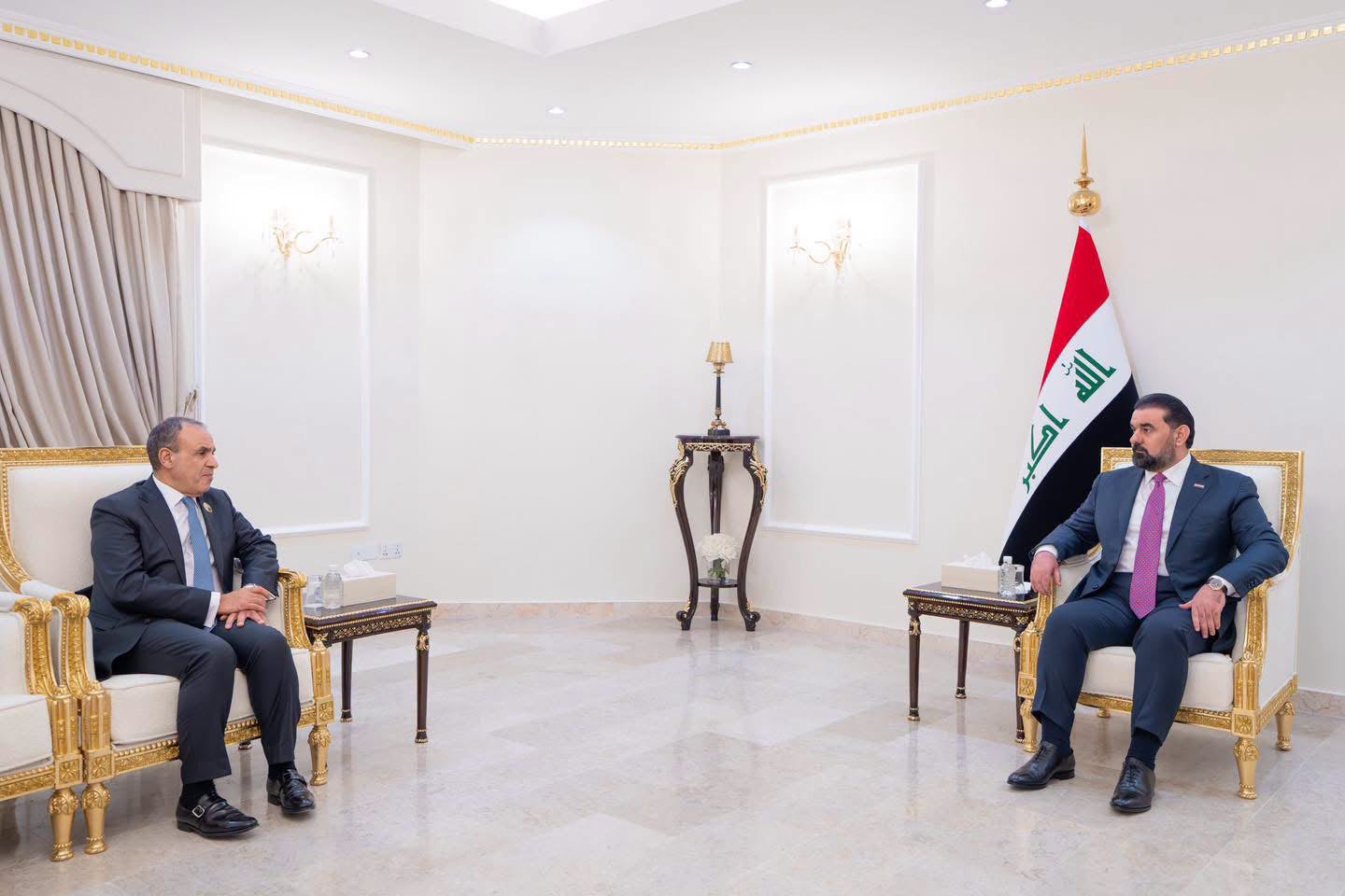 وزير الخارجية يلتقي رئيس مجلس النواب العراقي.. ويشدد على أهمية تعزيز التعاون البرلماني