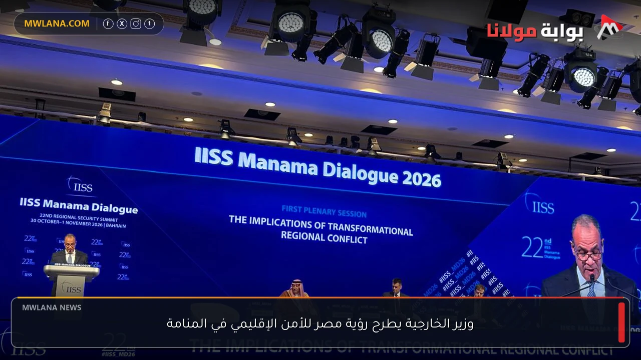 وزير الخارجية يطرح رؤية مصر للأمن الإقليمي في المنامة