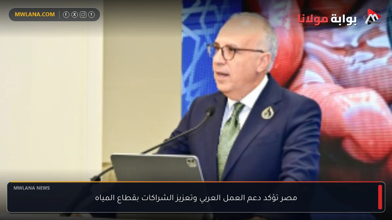مصر تؤكد دعم العمل العربي وتعزيز الشراكات بقطاع المياه