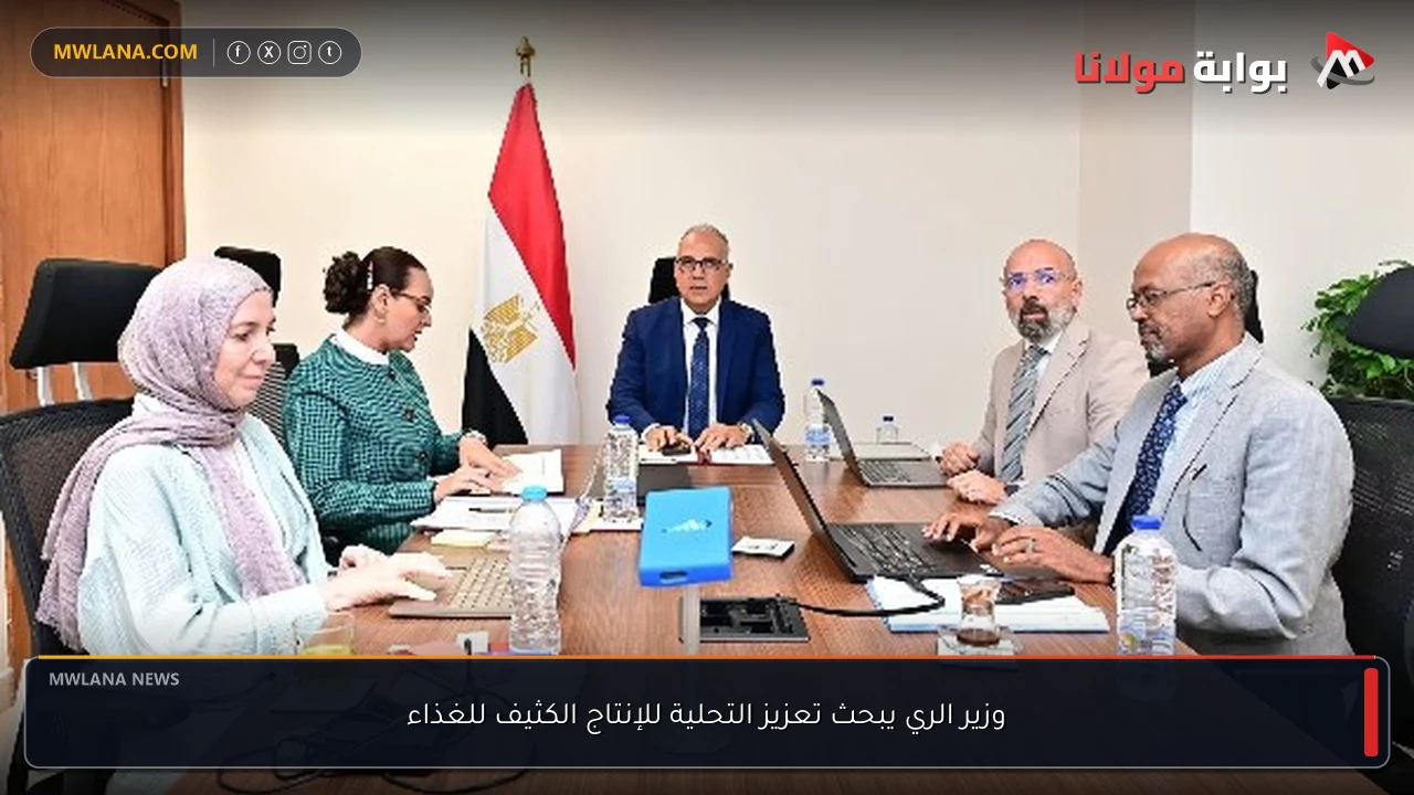 وزير الري يبحث تعزيز التحلية للإنتاج الكثيف للغذاء