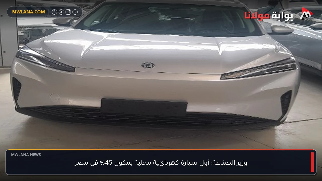 وزير الصناعة: أول سيارة كهربائية محلية بمكون 45% في مصر