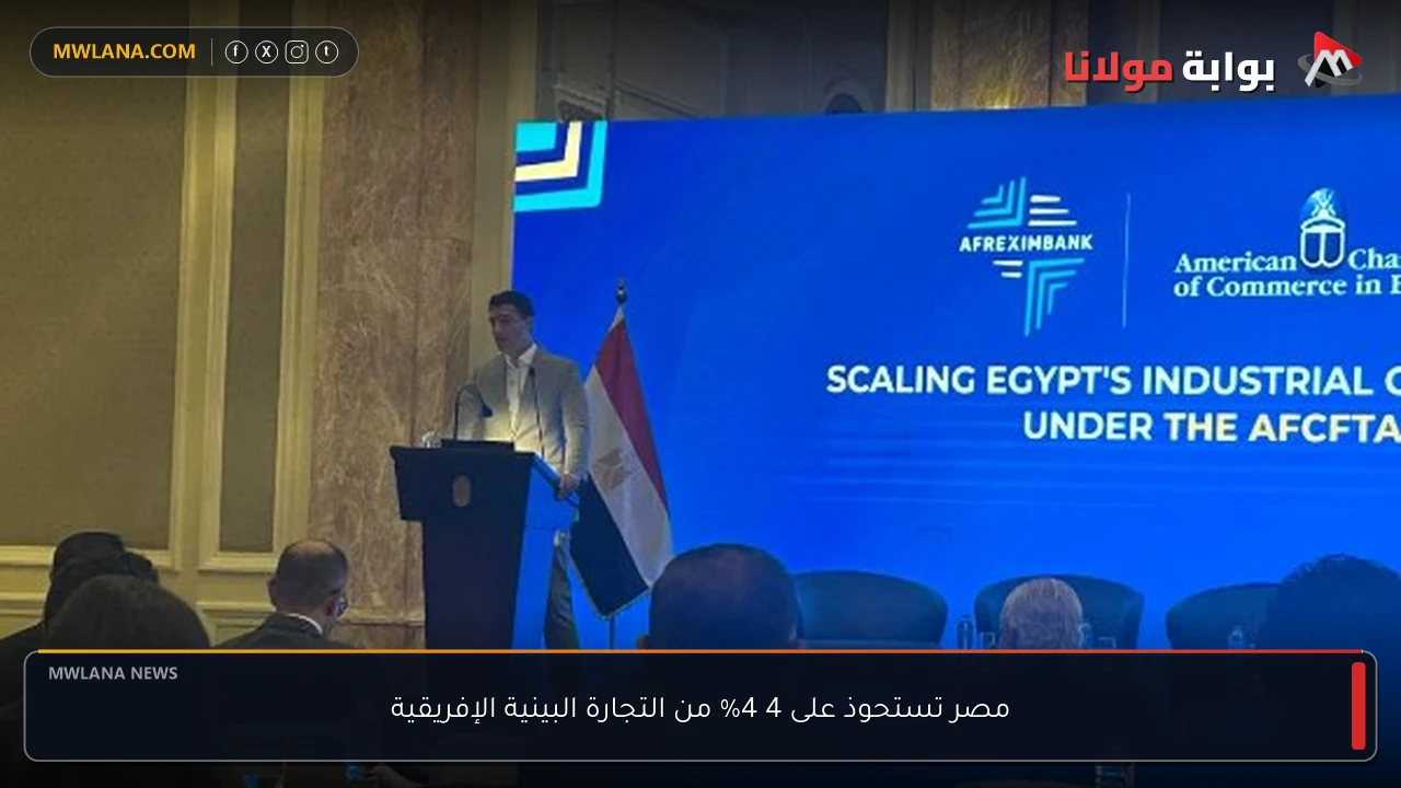 مصر تستحوذ على 4 4% من التجارة البينية الإفريقية