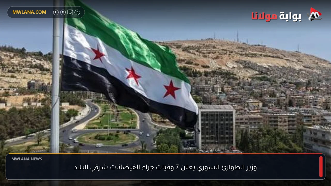 وزير الطوارئ السوري يعلن 7 وفيات جراء الفيضانات شرقي البلاد