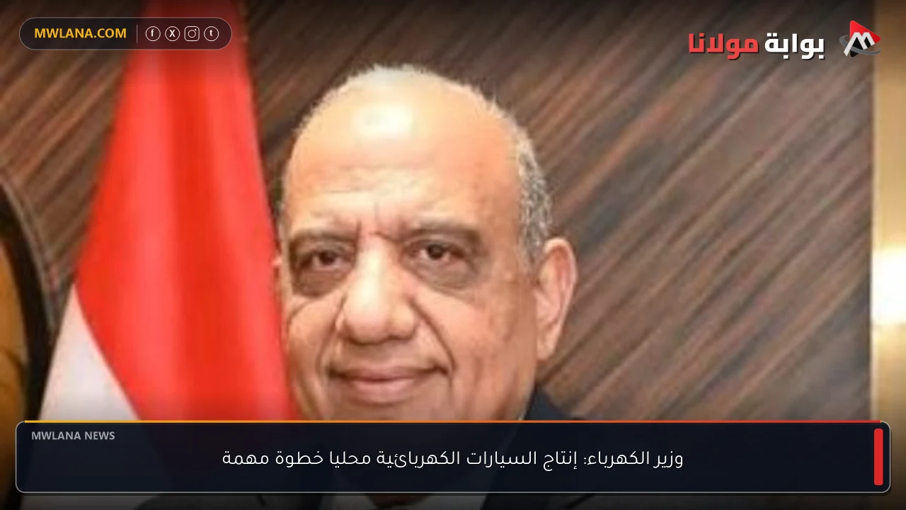 وزير الكهرباء: إنتاج السيارات الكهربائية محليا خطوة مهمة