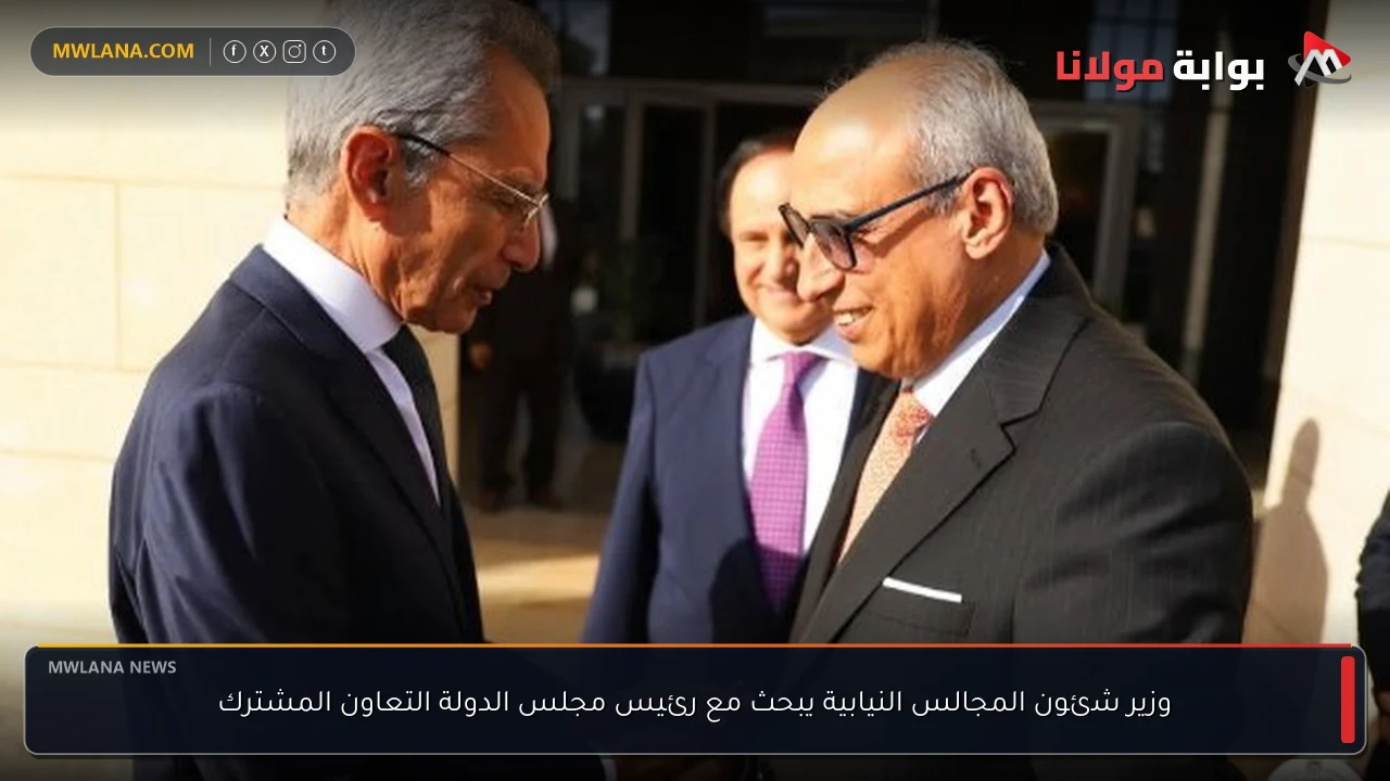 وزير شئون المجالس النيابية يبحث مع رئيس مجلس الدولة التعاون المشترك